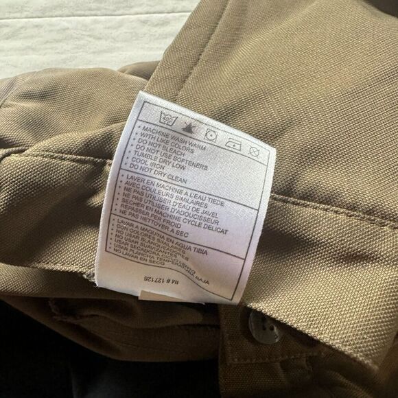 Nike Golf Shorts Mens 38 Dri-Fit Brown Chino Pants Swoosh Standard Fit Pleated - Picture 9 of 10